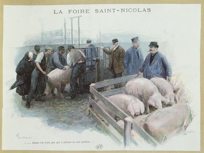 معرض سانت نيكولاس في إفرو ، أوائل القرن العشرين بواسطة لويس ريمي ساباتييه